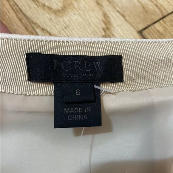 NWT J Crew Collection Fluted Double Crepe Embellished IvorySz 6 03993 $595 RARE! - Picture 4 of 11